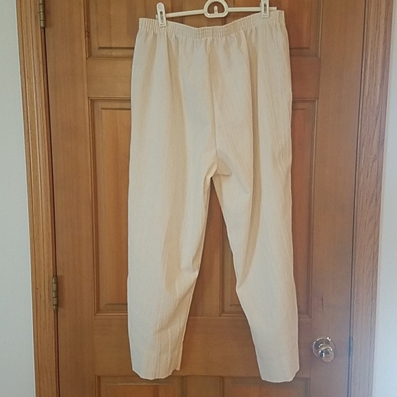 Off white Vicki Wayne elastic waist pants - Picture 4 of 4